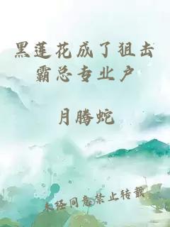 黑莲花成了狙击霸总专业户