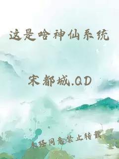 这是啥神仙系统