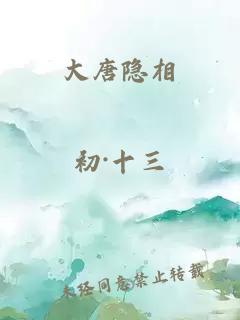 大唐隐相
